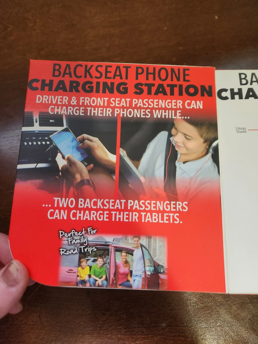 Backseat Phone Charging Station